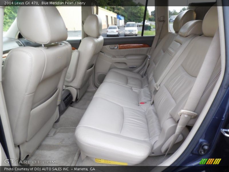 Rear Seat of 2004 GX 470