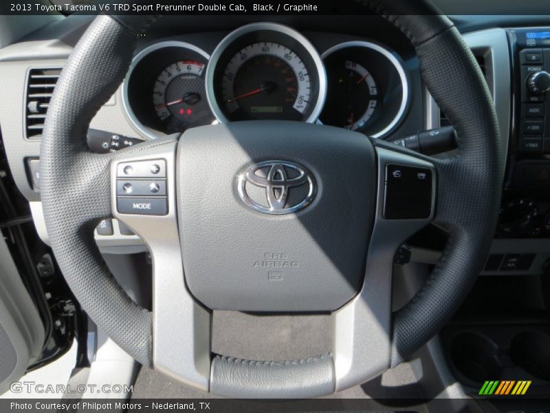 Black / Graphite 2013 Toyota Tacoma V6 TRD Sport Prerunner Double Cab