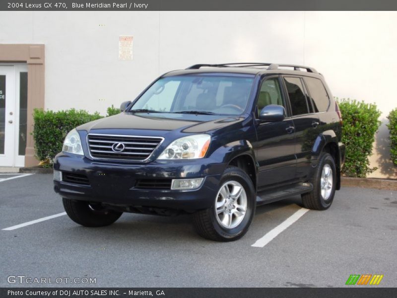 Blue Meridian Pearl / Ivory 2004 Lexus GX 470