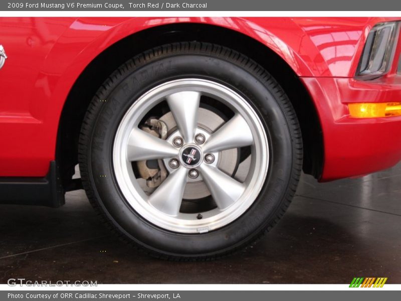 Torch Red / Dark Charcoal 2009 Ford Mustang V6 Premium Coupe