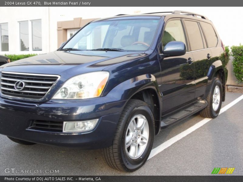 Blue Meridian Pearl / Ivory 2004 Lexus GX 470