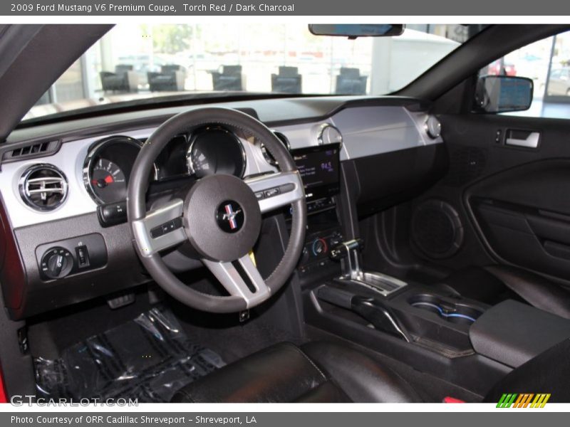 Torch Red / Dark Charcoal 2009 Ford Mustang V6 Premium Coupe