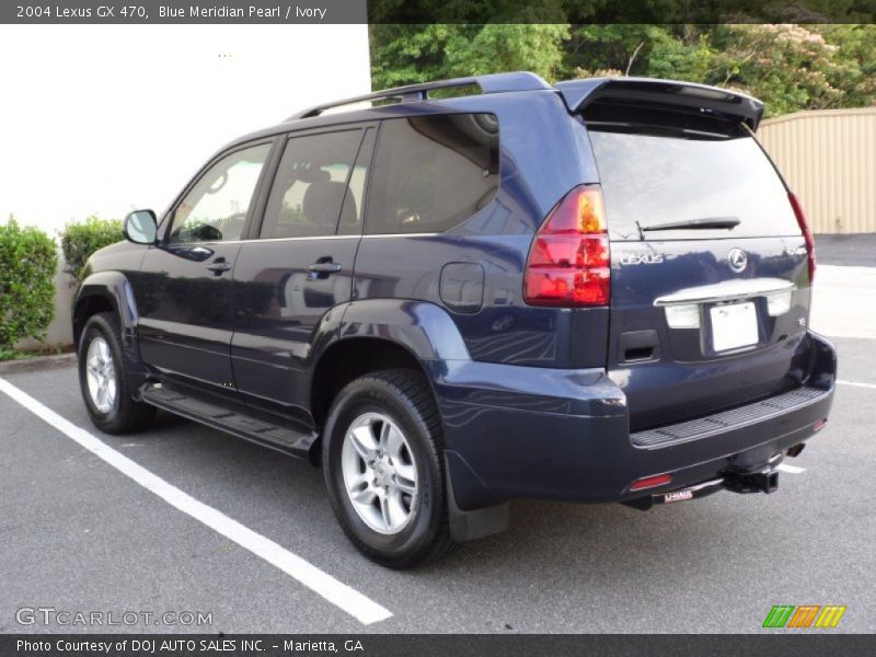 Blue Meridian Pearl / Ivory 2004 Lexus GX 470