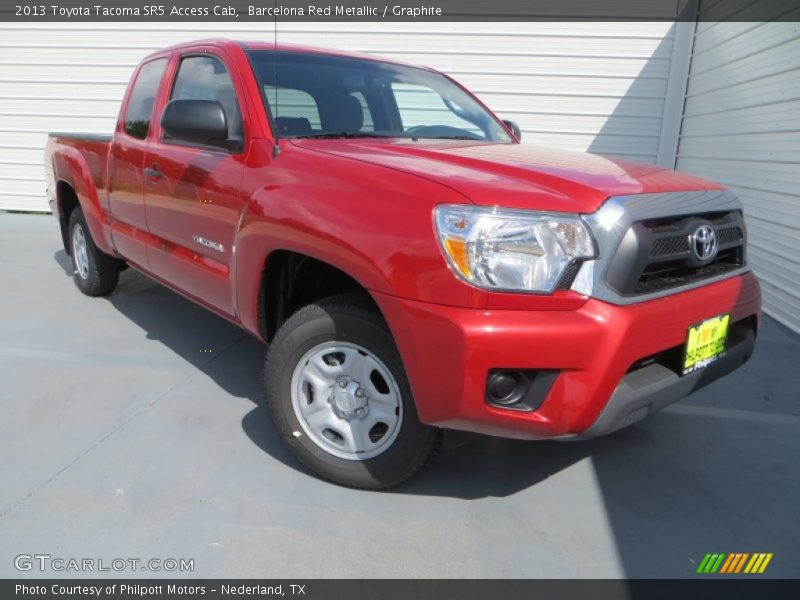 Barcelona Red Metallic / Graphite 2013 Toyota Tacoma SR5 Access Cab