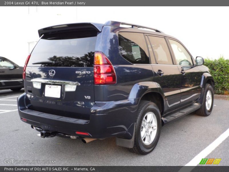 Blue Meridian Pearl / Ivory 2004 Lexus GX 470