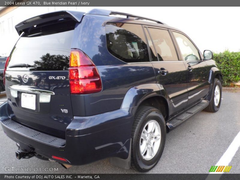 Blue Meridian Pearl / Ivory 2004 Lexus GX 470