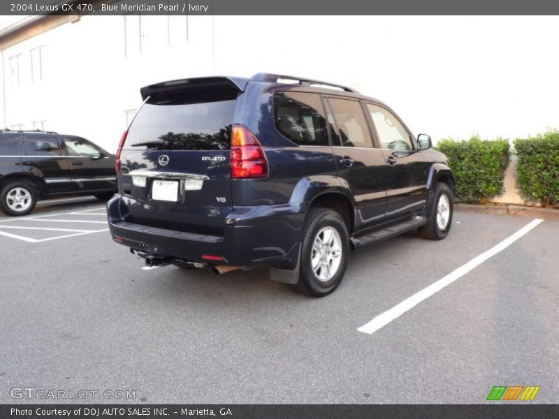 Blue Meridian Pearl / Ivory 2004 Lexus GX 470