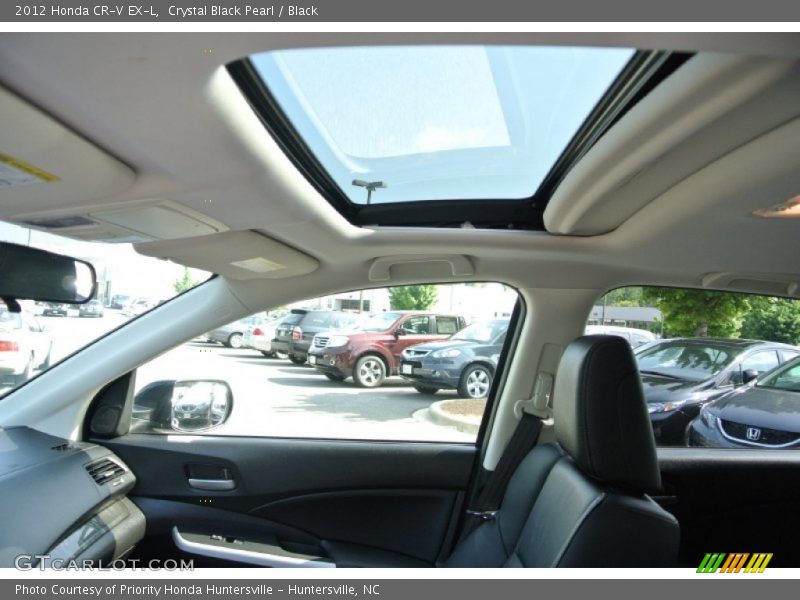 Crystal Black Pearl / Black 2012 Honda CR-V EX-L