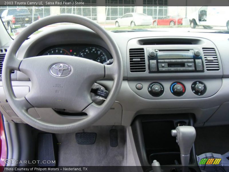 Salsa Red Pearl / Stone 2003 Toyota Camry LE