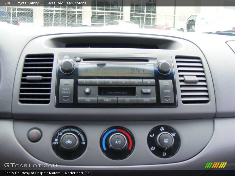 Salsa Red Pearl / Stone 2003 Toyota Camry LE