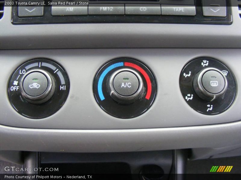 Salsa Red Pearl / Stone 2003 Toyota Camry LE