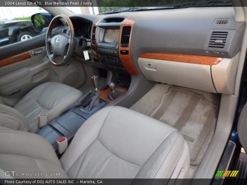 Blue Meridian Pearl / Ivory 2004 Lexus GX 470