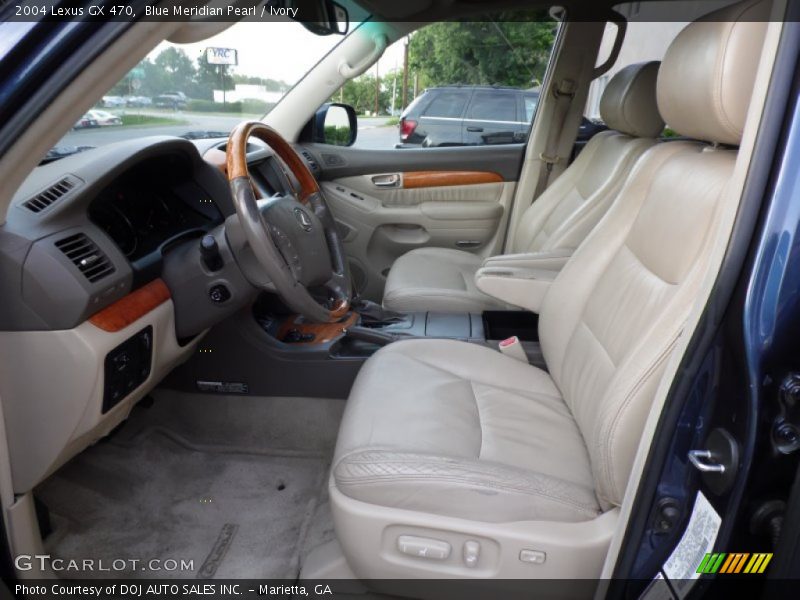 Front Seat of 2004 GX 470