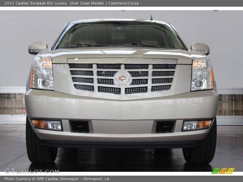 Silver Coast Metallic / Cashmere/Cocoa 2013 Cadillac Escalade ESV Luxury