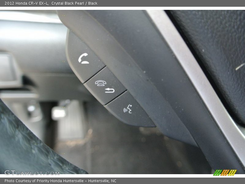 Crystal Black Pearl / Black 2012 Honda CR-V EX-L