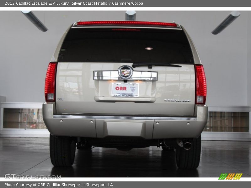 Silver Coast Metallic / Cashmere/Cocoa 2013 Cadillac Escalade ESV Luxury