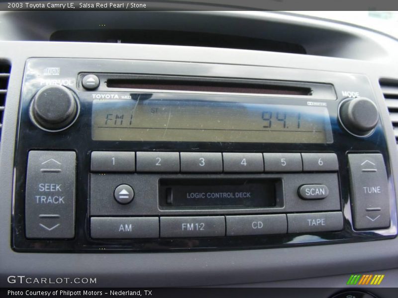Salsa Red Pearl / Stone 2003 Toyota Camry LE