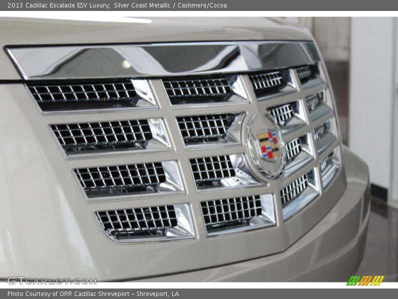 Silver Coast Metallic / Cashmere/Cocoa 2013 Cadillac Escalade ESV Luxury