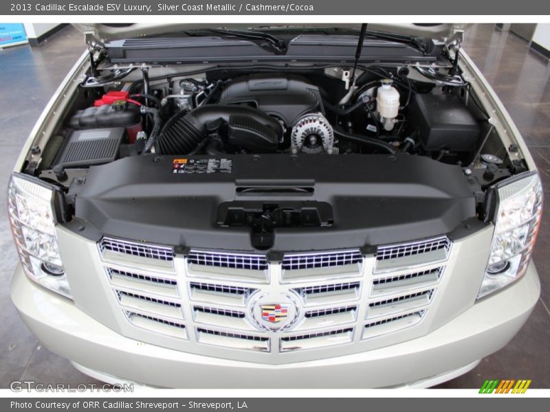 Silver Coast Metallic / Cashmere/Cocoa 2013 Cadillac Escalade ESV Luxury