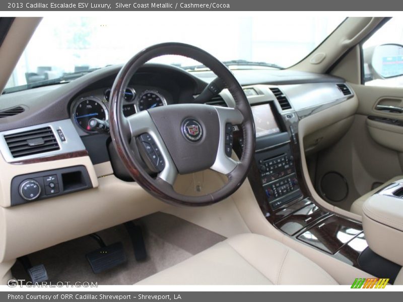 Silver Coast Metallic / Cashmere/Cocoa 2013 Cadillac Escalade ESV Luxury