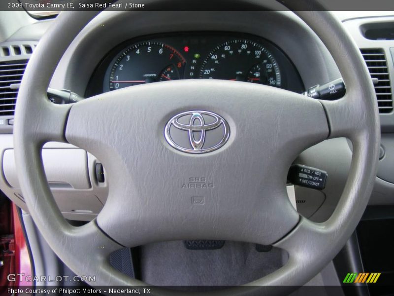 Salsa Red Pearl / Stone 2003 Toyota Camry LE