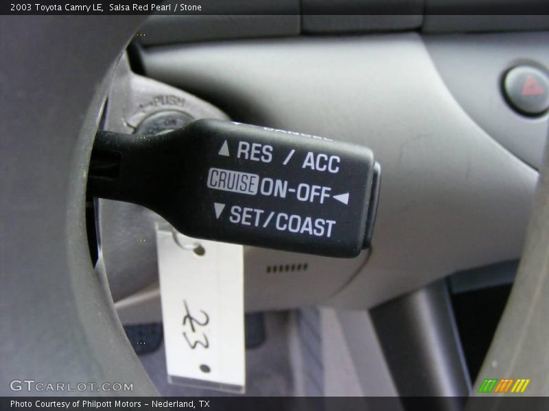 Salsa Red Pearl / Stone 2003 Toyota Camry LE