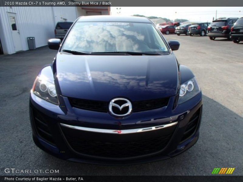 Stormy Blue Mica / Black 2010 Mazda CX-7 s Touring AWD