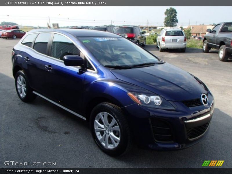 Stormy Blue Mica / Black 2010 Mazda CX-7 s Touring AWD