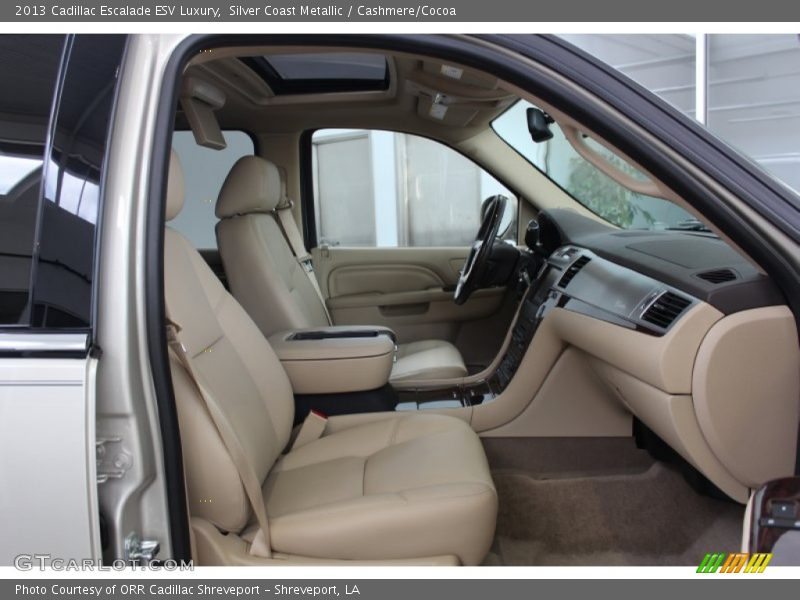 Silver Coast Metallic / Cashmere/Cocoa 2013 Cadillac Escalade ESV Luxury
