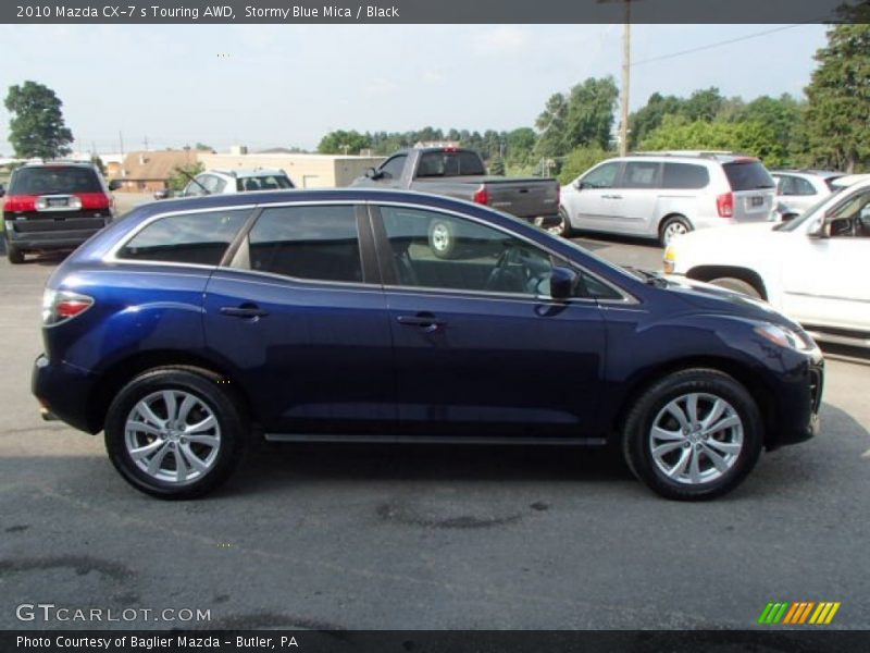 Stormy Blue Mica / Black 2010 Mazda CX-7 s Touring AWD