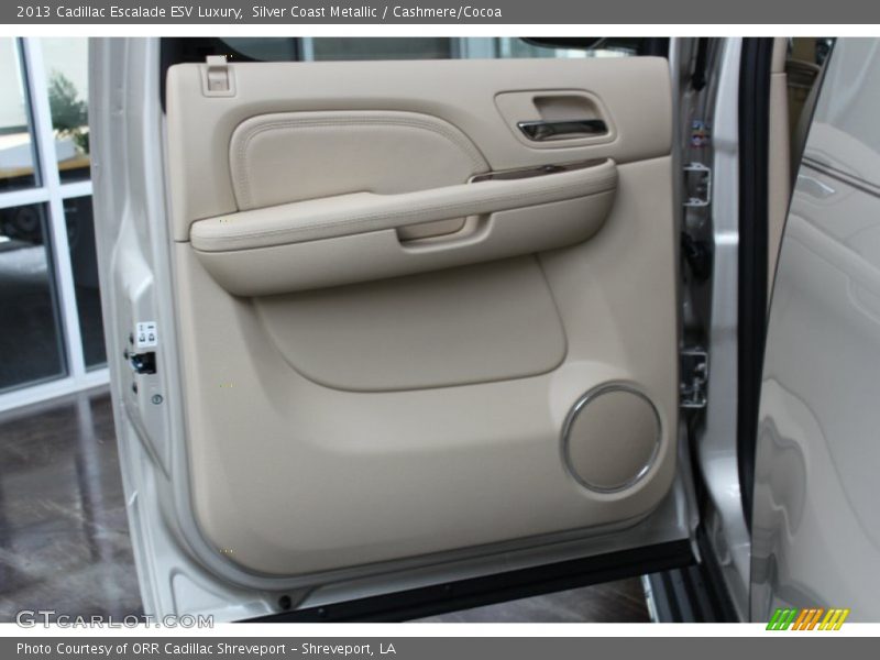 Silver Coast Metallic / Cashmere/Cocoa 2013 Cadillac Escalade ESV Luxury