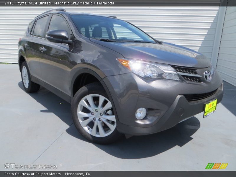 Magnetic Gray Metallic / Terracotta 2013 Toyota RAV4 Limited