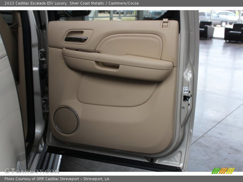 Silver Coast Metallic / Cashmere/Cocoa 2013 Cadillac Escalade ESV Luxury