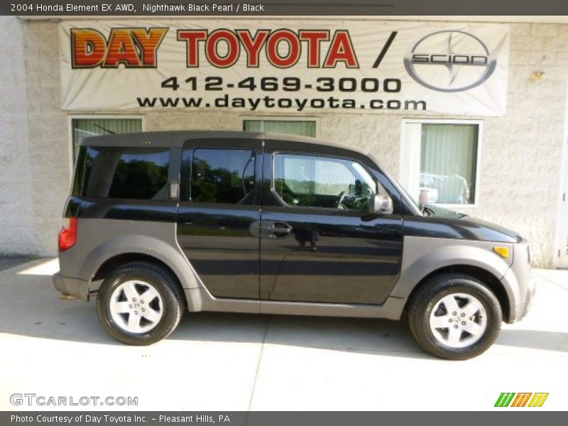 Nighthawk Black Pearl / Black 2004 Honda Element EX AWD