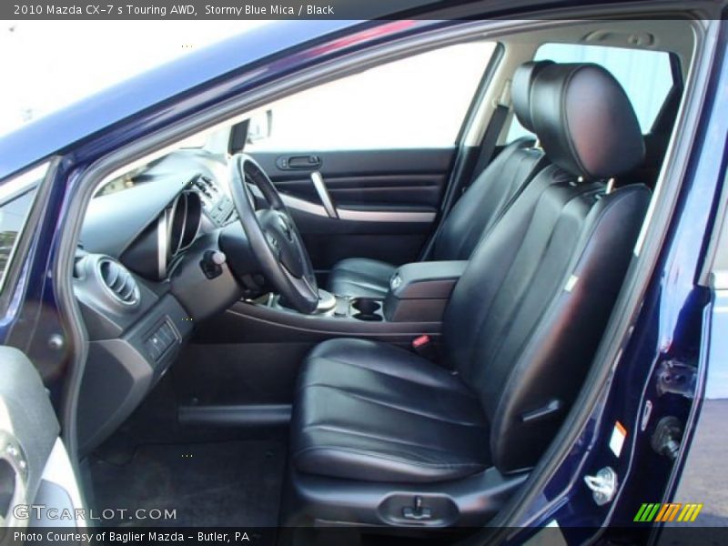 Stormy Blue Mica / Black 2010 Mazda CX-7 s Touring AWD