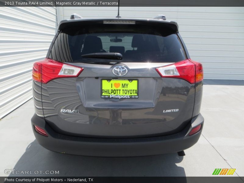 Magnetic Gray Metallic / Terracotta 2013 Toyota RAV4 Limited