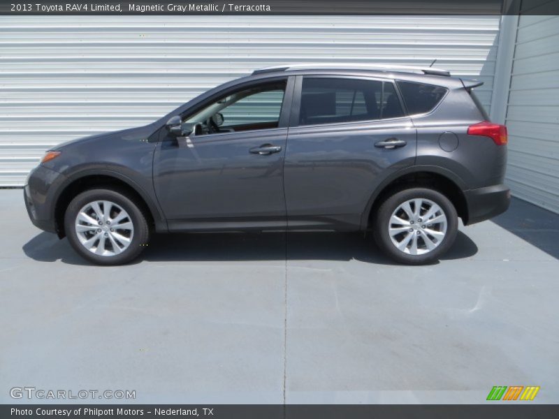 Magnetic Gray Metallic / Terracotta 2013 Toyota RAV4 Limited
