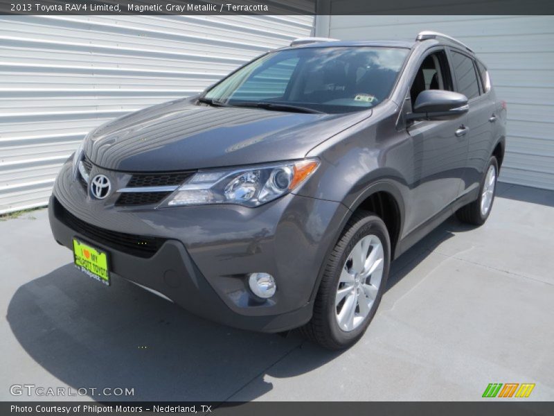 Magnetic Gray Metallic / Terracotta 2013 Toyota RAV4 Limited