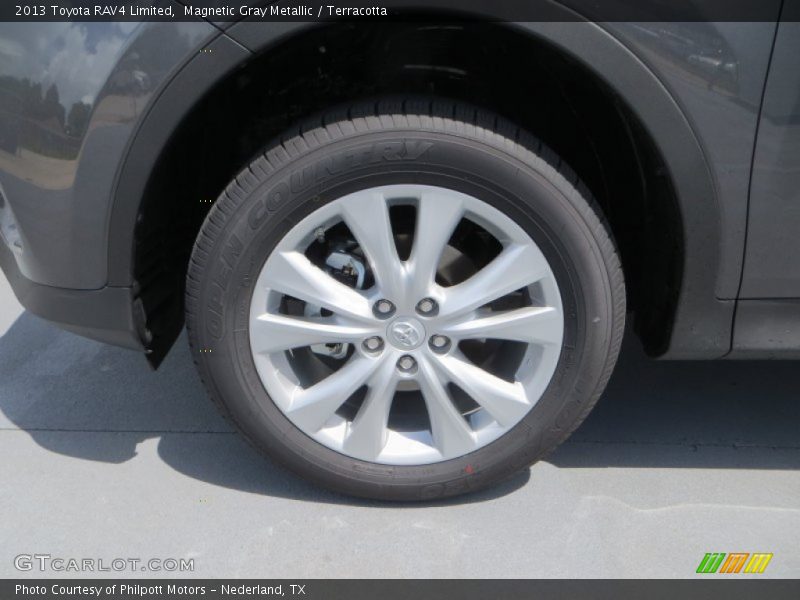 Magnetic Gray Metallic / Terracotta 2013 Toyota RAV4 Limited