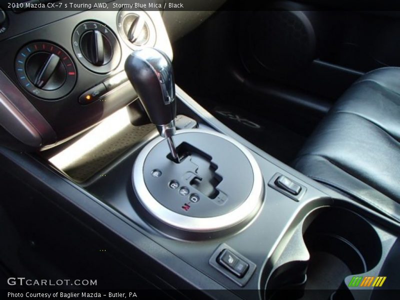 Stormy Blue Mica / Black 2010 Mazda CX-7 s Touring AWD