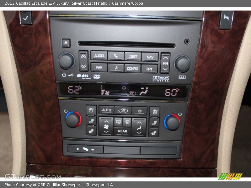 Silver Coast Metallic / Cashmere/Cocoa 2013 Cadillac Escalade ESV Luxury