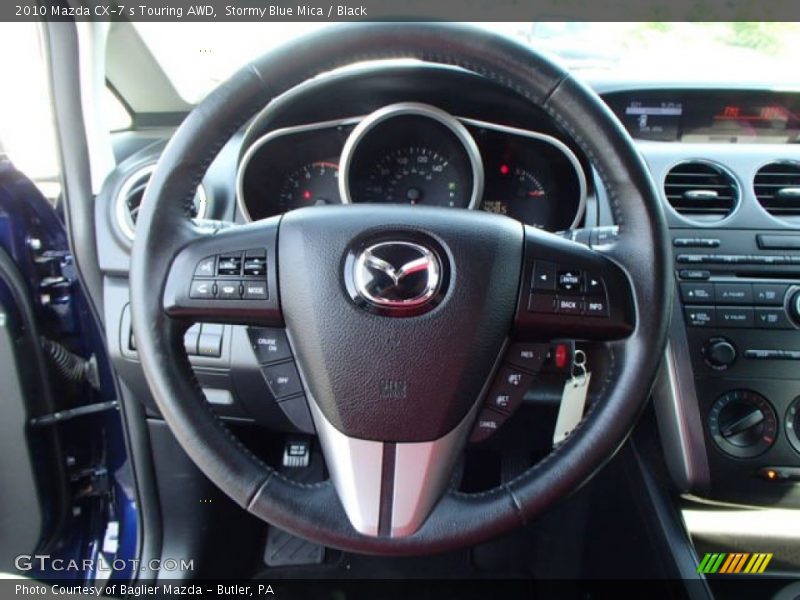 Stormy Blue Mica / Black 2010 Mazda CX-7 s Touring AWD