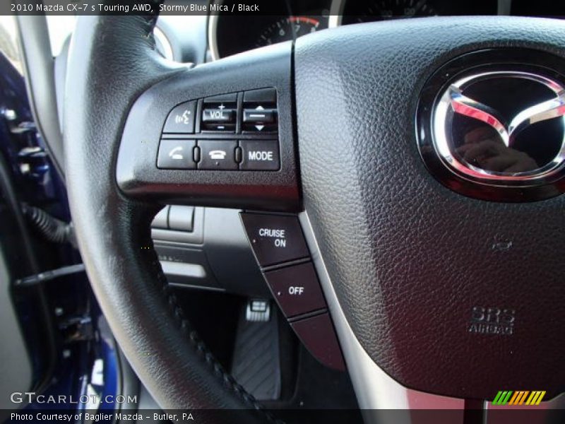 Stormy Blue Mica / Black 2010 Mazda CX-7 s Touring AWD