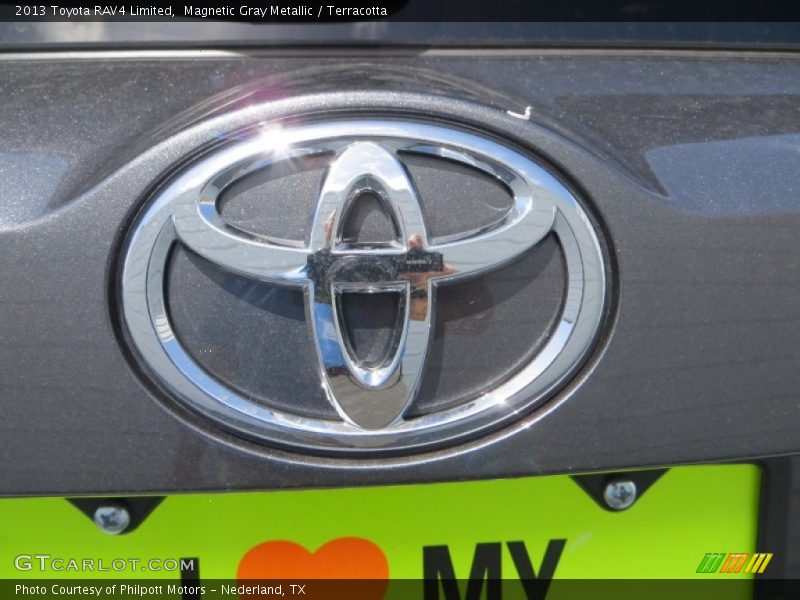 Magnetic Gray Metallic / Terracotta 2013 Toyota RAV4 Limited