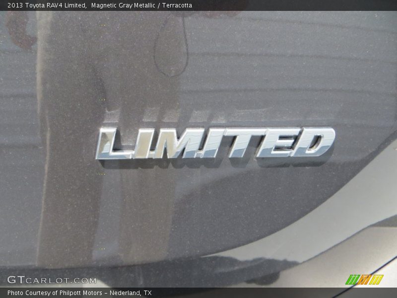 Magnetic Gray Metallic / Terracotta 2013 Toyota RAV4 Limited