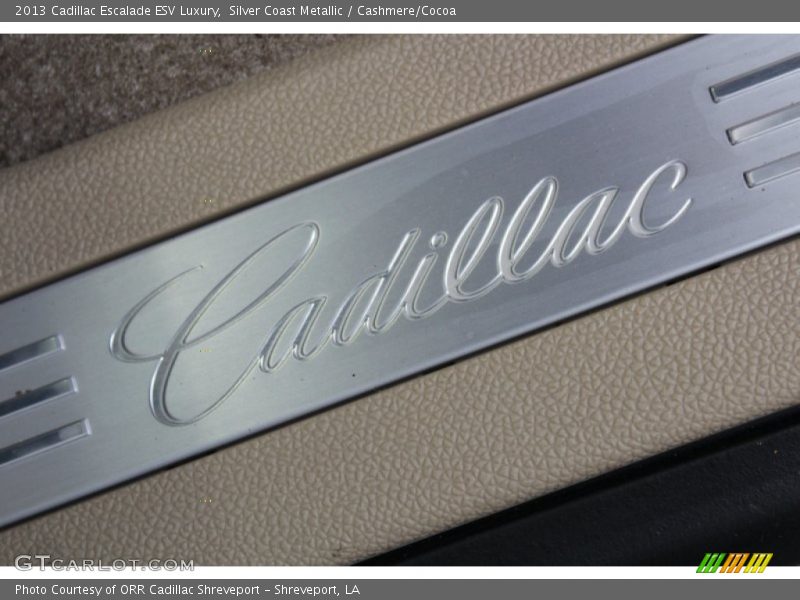 Silver Coast Metallic / Cashmere/Cocoa 2013 Cadillac Escalade ESV Luxury