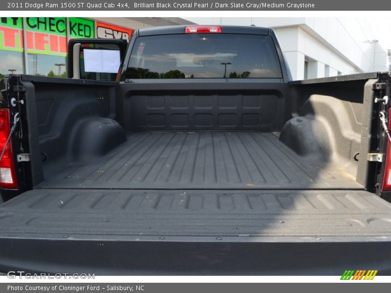 Brilliant Black Crystal Pearl / Dark Slate Gray/Medium Graystone 2011 Dodge Ram 1500 ST Quad Cab 4x4