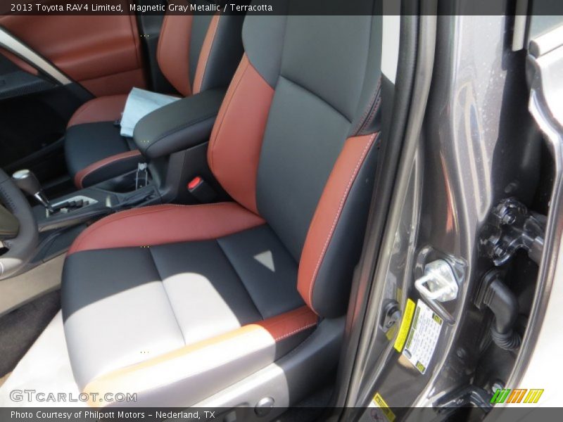 Magnetic Gray Metallic / Terracotta 2013 Toyota RAV4 Limited