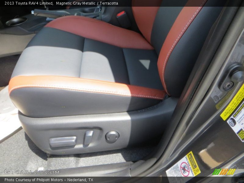 Magnetic Gray Metallic / Terracotta 2013 Toyota RAV4 Limited