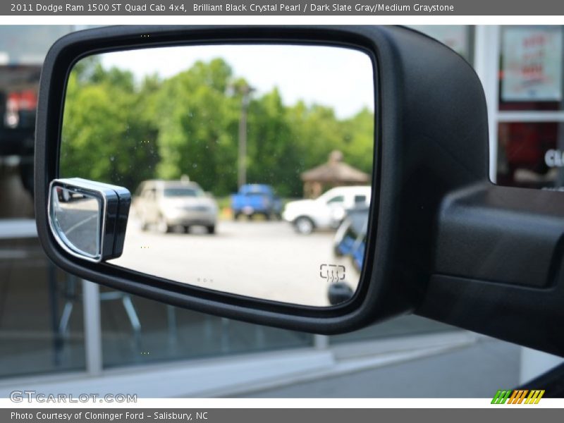 Brilliant Black Crystal Pearl / Dark Slate Gray/Medium Graystone 2011 Dodge Ram 1500 ST Quad Cab 4x4